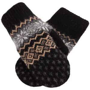 6829 Winter Warm Mittens For Women Men Snowflake Mittens Soft Fleece Wool